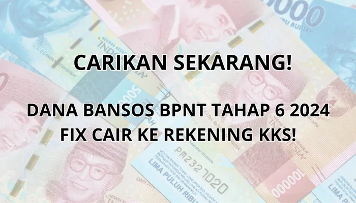 SELAMAT NIK KTP Penerima Bansos BPNT Tahap 6 2024 Fix Cairkan Saldo Di