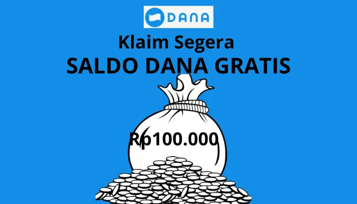 Dapatkan saldo DANA gratis Rp100.000 dari tautan Link DANA Kaget hari ini. (Pixabay/13smok)