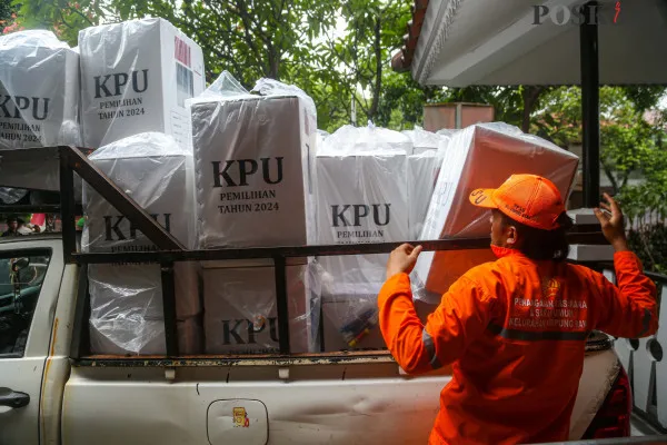 Distribusi Kotak Suara Pilkada Serentak 2024 Jakarta