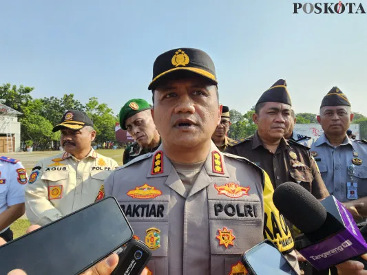 Kapolresta Tangerang, Kombespol Baktiar Joko Mujiono. (Poskota/Veronica)