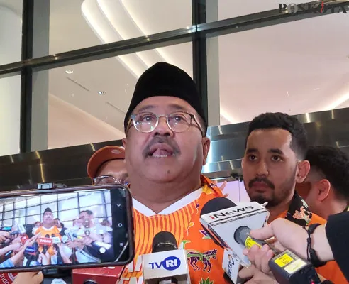 Calon Wakil Gubernur Jakarta nomor urut 3 Rano Karno alias Bang Doel. (Poskota/Pandi)