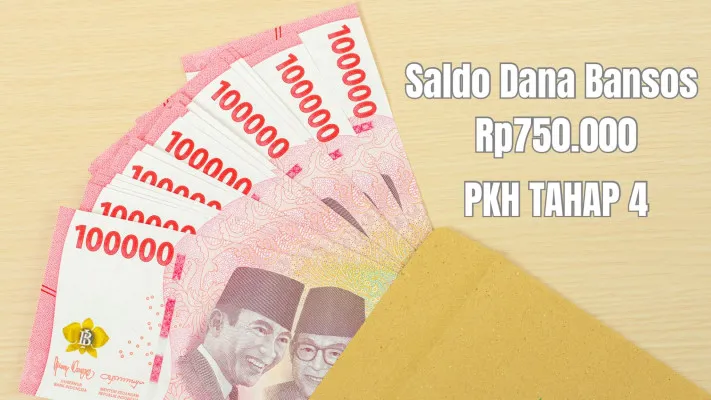 Saldo dana bansos PKH Tahap 4 Rp750.000 siap tersalurkan. (Poskota/Syania Nurul Lita Baikuni)