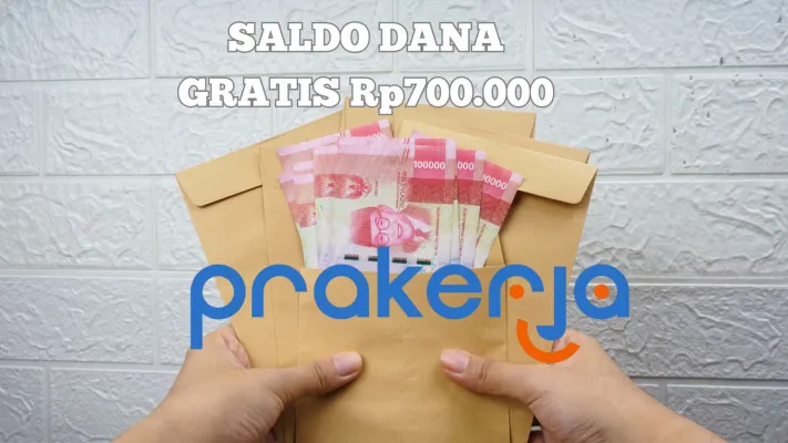 Anda berhasil terdaftar klaim saldo dana gratis Rp700.000 dari program Kartu Prakerja masuk dompet elektronik sekarang.  (Poskota/Syania Nurul Lita Baikuni)