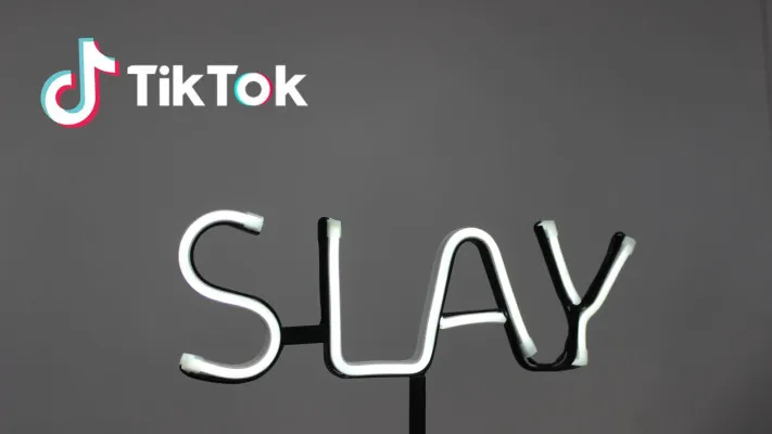 Makna kata Slay yang viral di Tiktok. (Poskota/Syania Nurul Lita Baikuni)