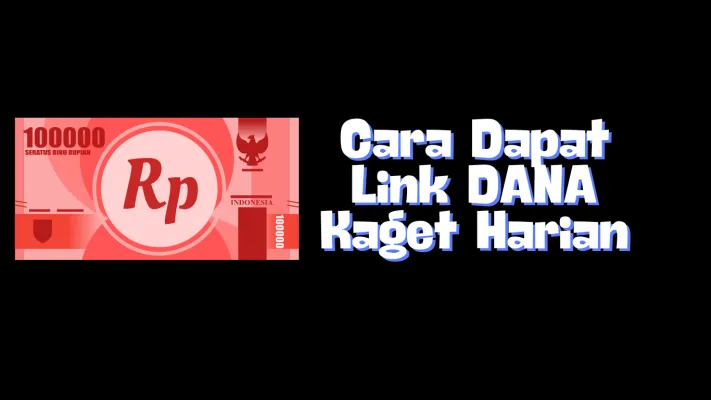 Cara dapatkan dan klaim link DANA kaget Rp50.000 (Poskota/Sherina)