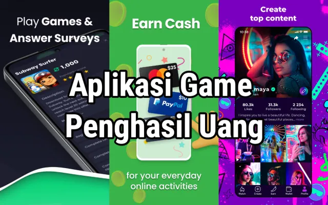 Rekomendasi Game Penghasil Uang Terbaru, Hasilkan Uang ke Dompet Elektronik. (edited Dzikrillah)