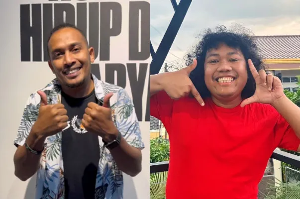 Abdur Arsyad mengucapkan rasa syukur ketika Marshel Widianto mundur dari dunia politik.(Instagram/@abdurarsyad, @marshel_widianto)