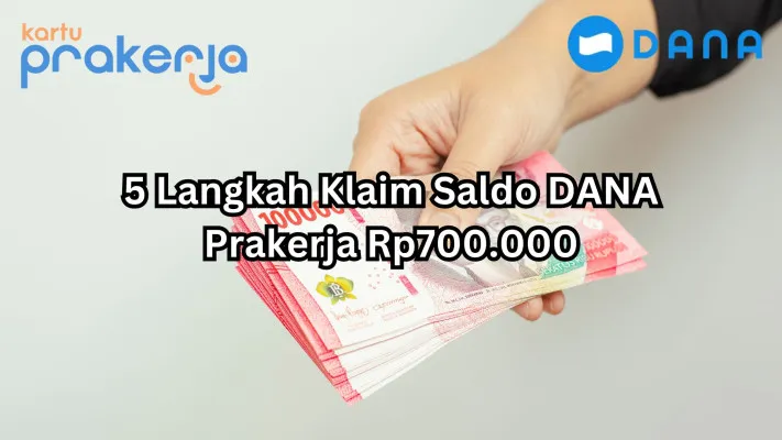 5 langkah klaim saldo DANA Prakerja. (Poskota/Legenda Kinanty Putri)