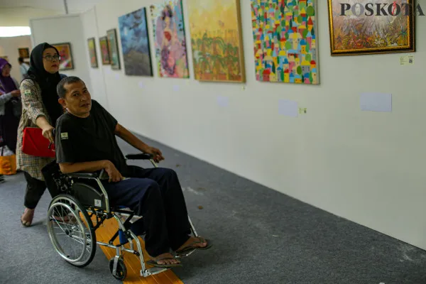 Peringatan Hari Disabilitas Internasional 2024 di Taman Ismail Marzuki, Menteng, Jakarta Pusat, Minggu, 1 Desember 2024. (Poskota/ Ahmad Tri Hawaari).