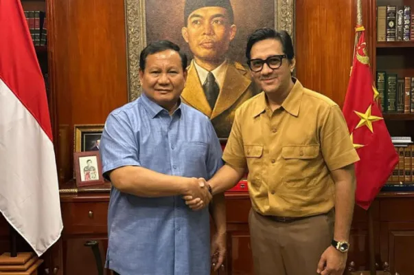 Andre Taulany ucapkan ulang tahun ke Prabowo Subianto.(Instagram/@andreastaulay)