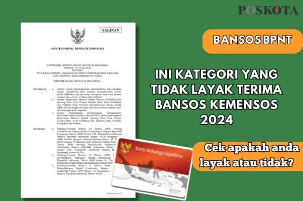 Berikut kategori KPM yang tidak layak menjadi penerima saldo dana bansos BPNT 2024.(Poskota/Iko Sara Hosa)