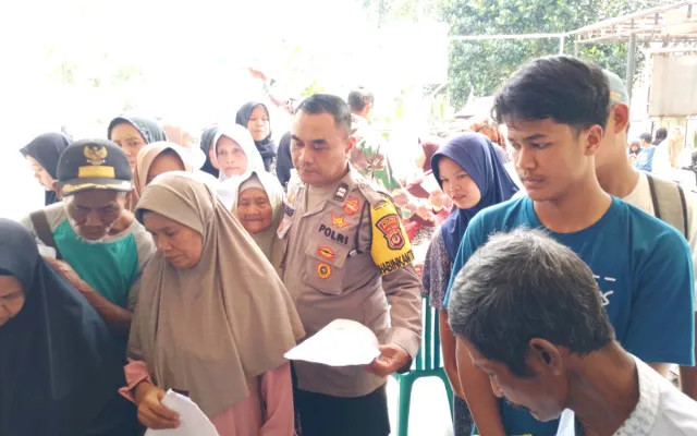 Saat ini penyaluran bantuan sosial BPNT 2024 alokasi November dan Desember sedang dalam proses verifikasi SP2D (X/@polsekcbbulang)