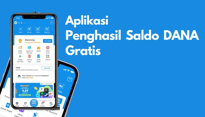 Aplikasi penghasil saldo DANA Gratis ini bisa jadi alternatif untuk mendapatkan penghasilan tambahan. (dana/edited Dadan)