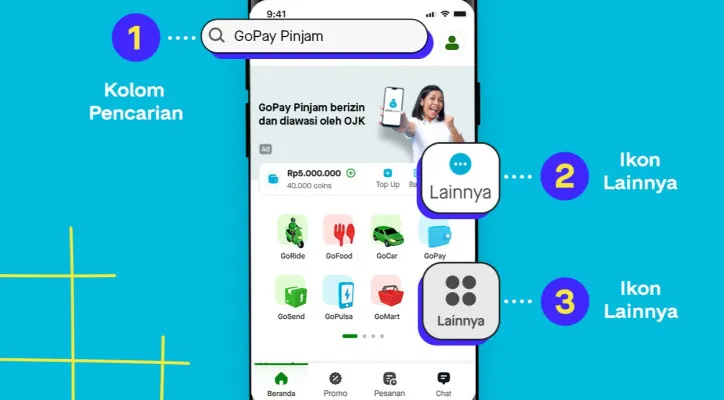 Cara Top Up Saldo GoPay dari Bank Jago (Sumber: GoJek/Gopay)