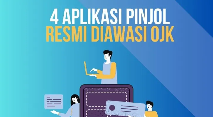 4 aplikasi pinjol yang aman dan diawasi OJK. (poskota/faiz)