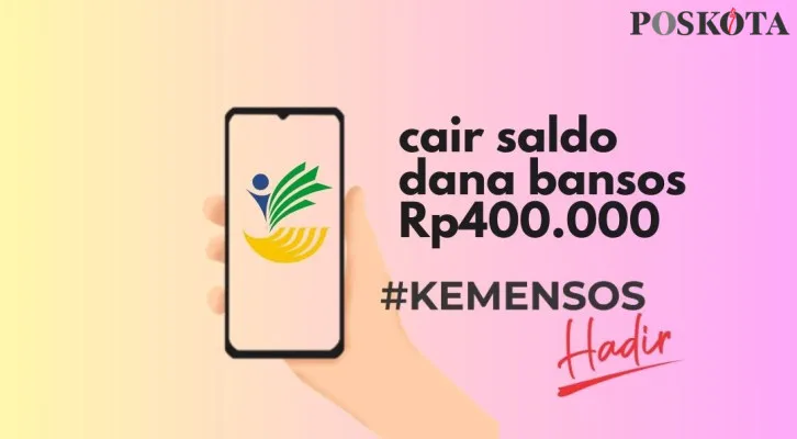 saldo dana bansos Rp400.000 cair ke rekening KKS BNI. (poskota/faiz)