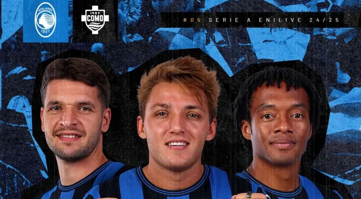 Susunan pemain Atalanta dan Comk di laga Liga Italia dini hari nanti. (Instagram/@atalantabc)