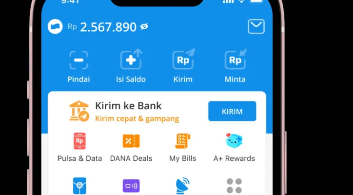 Pinjol tanpa bunga dan riba langsung cair Rp2.000.000 (DANA)