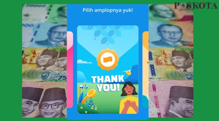 Kumpulkan saldo dana gratis dengan fitur link dana kaget dari aplikasi e-wallet DANA. (Poskota)