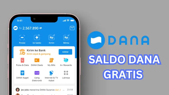 Saldo DANA Gratis Rp200 Ribu Berhasil Masuk Dompet Digital dari Aplikasi Penghasil Uang Berikut, Cek Caranya (Poskota/Legenda Kinanty Putri)