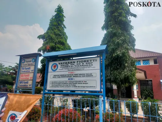 Sekolah Fioretti Tigaraksa, Kabupaten Tangerang. (Poskota/Veronica Prasetio)