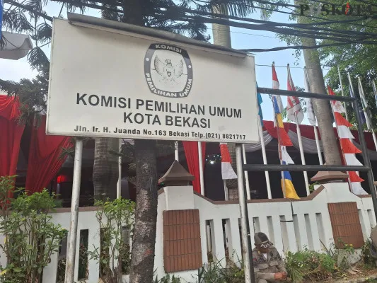 Gedung KPU Kota Bekasi. (Poskota/Ihsan)