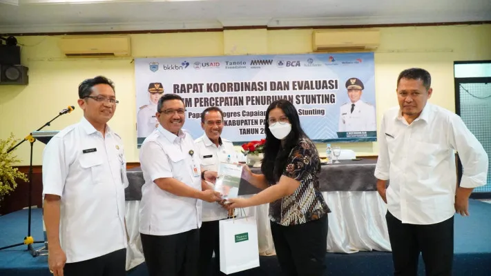 Rapat koordinasi pengentasan stunting oleh jajaran Pemkab Pandeglang. (Dok. Pemkab Pandeglang)