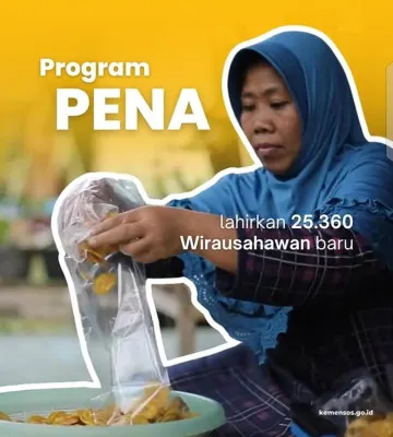 Program PENA jadi salah satu bantuan yang disalurkan oleh pemerintah. (@kemensosri)