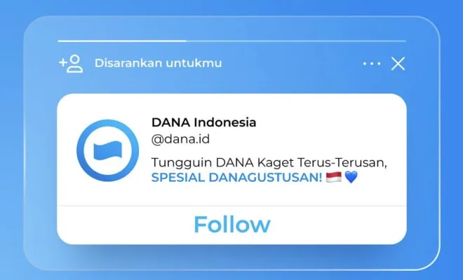 Catat link saldo gratis dari DANA Rp170.000 khusus bulan Agustus 2024.(Tangkapan layar Ig @dana.id/Poskota)