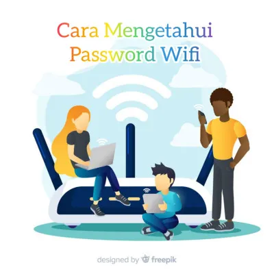 Cek cara mengetahui kata sandi Wifi tetangga.(Freepik)