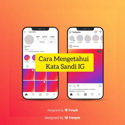 Inilah cara mengetahui kata sandi Instagram.(Freepik.com)