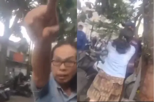 Viral, kurir paket COD ditendang customer di Malang.(Tangkap Layar Instagram/@memomedsos)