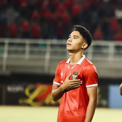 Marselino Ferdinan adalah permain pertama yang mencetak gol untuk Indonesia di Piala Asia 2023, hingga dinobatkan sebagai pencetak gol termuda Indonesia dalam sejarah Piala Asia. (Instagram/@marselinoferdinan10)