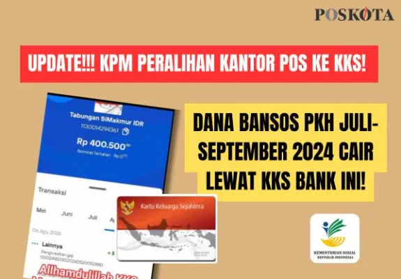 Berikut informasi terbaru terkait penyaluran saldo dana bansos PKH tahap 3 untuk KPM peralihan dari Kantor Pos ke KKS.(Poskota/Iko Sara Hosa)