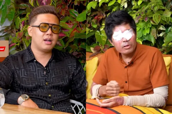 Pablo Benua melaporkan Agus Salim ke polisi atas dugaan penggelapan donasi.(Tangkap Layar YouTube/CURHAT BANG Denny Sumargo)