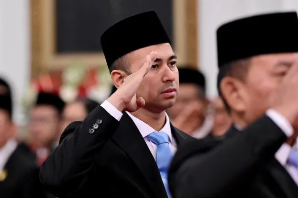 Raffi Ahmad sebagai Utusan Khusus Presiden dilantik oleh Presiden RI Prabowo Subianto. (Instagram/@raffinagita1717)