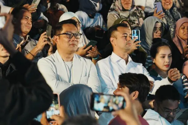 Momen Ridwan Kamil jadi narasumber di acara Raffi Ahmad sebagai Utusan Khusus Presiden.(Instagram/@raffinagita1717)