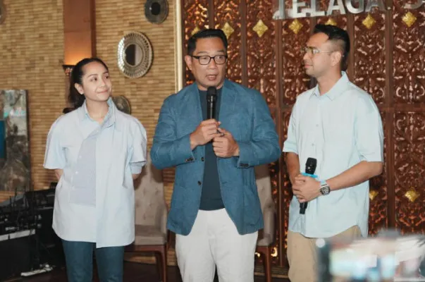 Momen pertemuan Raffi Ahmad dan Ridwan Kamil pada Minggu, 3 November 2024.(Instagram/@raffinagita1717)