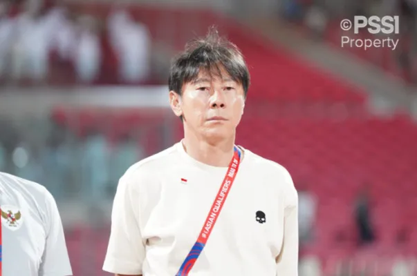 Potret pelatih Timnas Indonesia, Shin Tae Yong (STY) yang dapat kritikan dari suporter. (PSSI)