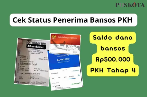 Berikut cara cek status penerima saldo dana bansos PKH tahap 4 dan besaran nominalnya di sini.(Poskota/Iko Sara Hosa)