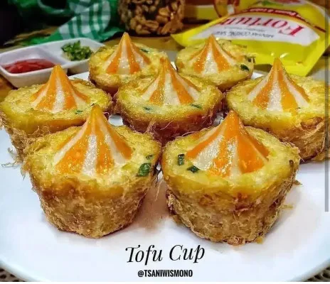 Resep Tahu Cup, cara mudah bikin cemilan untuk weekend ini. (Instagram @tsaniwismono)