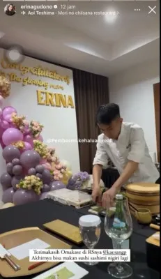 Postingan Erina Gundono mengenai pelayanan mewah dari restoran mewah menuai kritikan netijen. (Capture Instagram Erina)