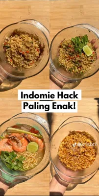 Resep Indomie hack yang wajib kamu coba, dijamin ketagihan! (@Krisbtr)