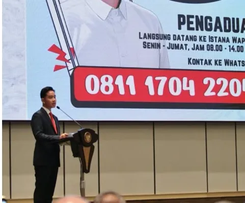 Wakil Presiden RI Gibran Rakabuming Raka menegaskan kepada masyarakat apabila mendapatkan gangguan ketika merayakan Natal dan Tahun Baru bisa langsung melaporkannya. (Instagram Gibran Rakabuming)