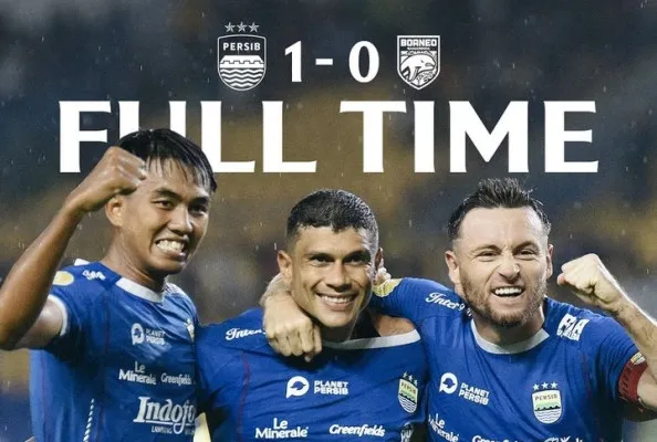 Persib Bandung menang tips lawan Borneo FC. (persib)