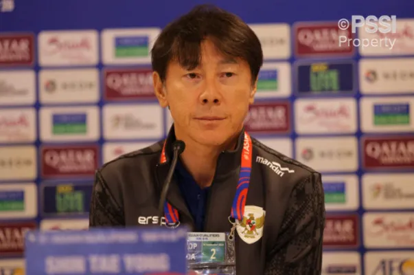 Pelatih Timnas Indonesia Shin Tae-yong dievaluasi PSSI.(pssi.org)