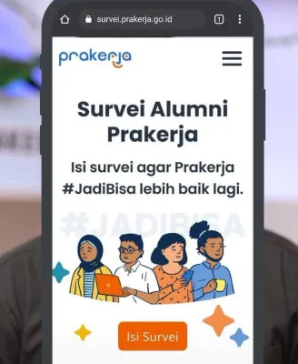 Yuk, ikutan isi survei alumni Prakerja untuk dapatkan saldo dana gratis hingga Rp25 juta. (Tangkap layar/Instagram/@prakerja.go.id)