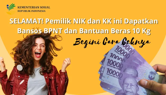 Segera cek, apakah Anda terdata sebagai penerima Bansos BPNT dan beras 10 Kg. (Pixabay/IqbalStock/deeznutz1/edited Dadan)