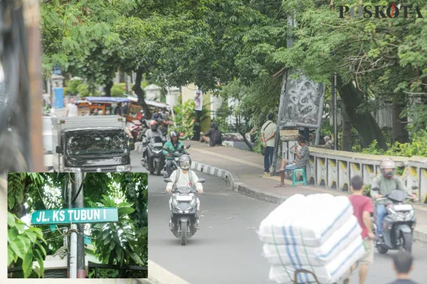 Aktivitas warga di Jalan KS Tubun I, Tanah Abang, Jakarta Pusat, Selasa, 3 Desember 2024. Jalan ini yang dijadikan transaksi penjualan tramadol ilegal. (Tim Poskota)