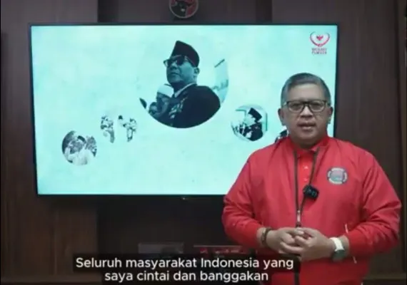 Sekjen PDI Perjuangan Hasto Kristiyanto akhirnya muncul dalam sebuah pernyataan melalui video dirinya siap menghadapi jeruji penjara. (Capture Video)